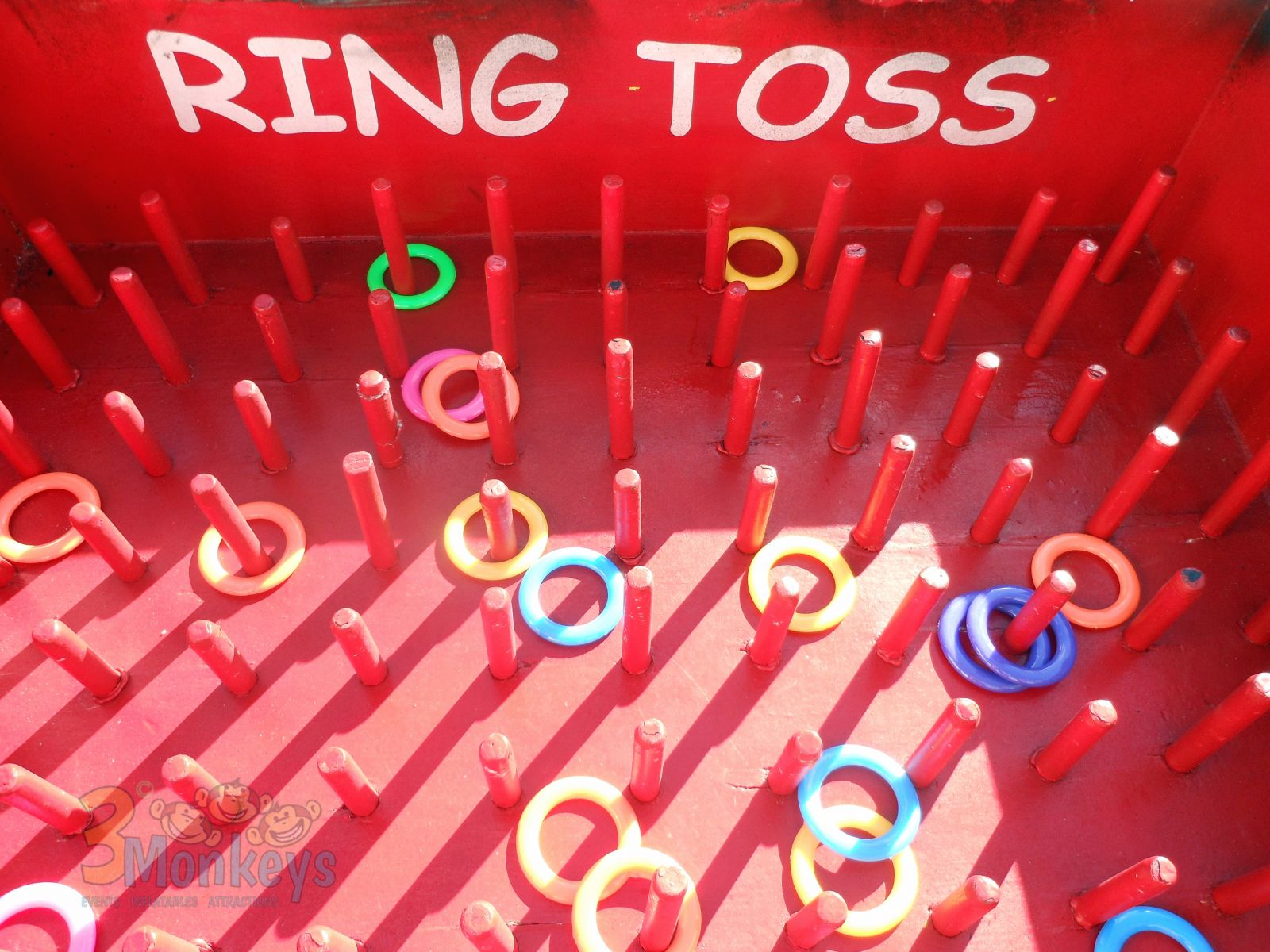 Inside View of Oversized Ring Toss Game near me